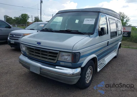 1992 Ford Econoline E150 Van z USA, uszkodzony, nr VIN 1FDEE14H1NHA39018